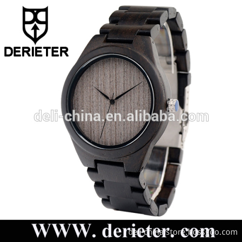 Shenzhen China Factory Made Logo Custom Wood Watches Japanese Movement